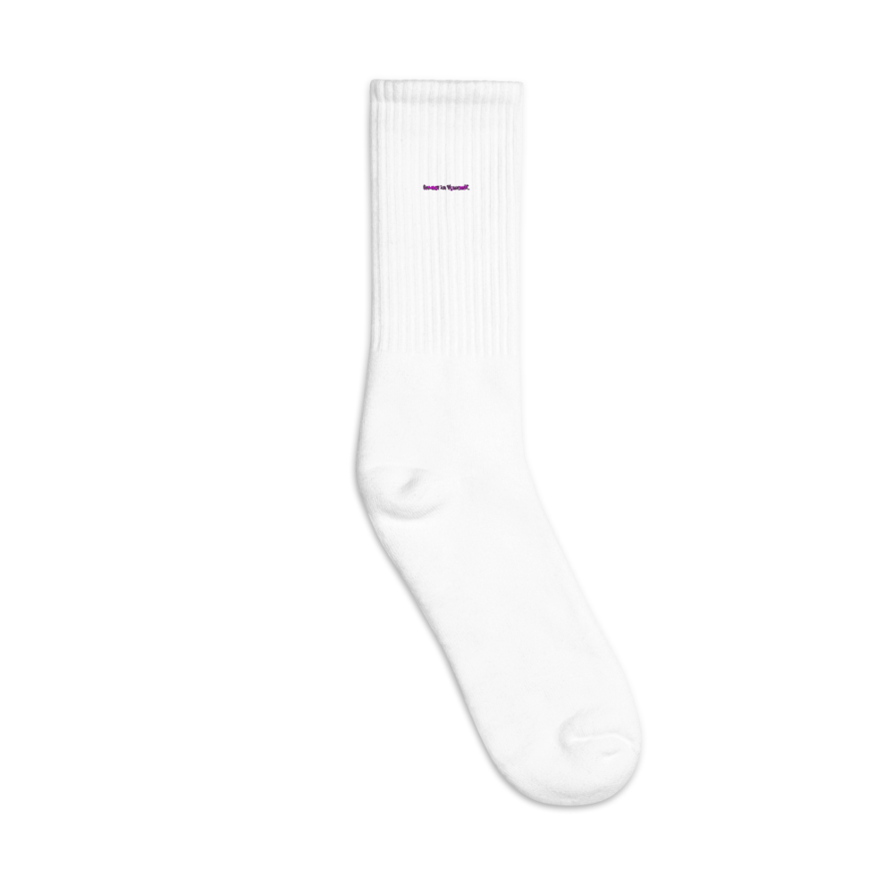 Vestments Embroidered Crew Socks