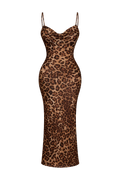 Vestments Leopard Print Dress