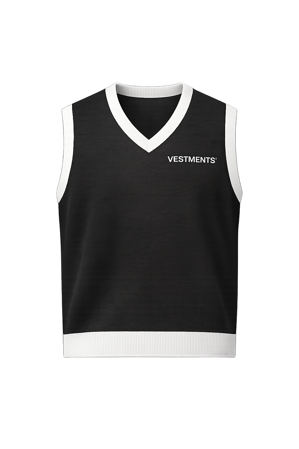 Vestments Knitted V-Neck Vest