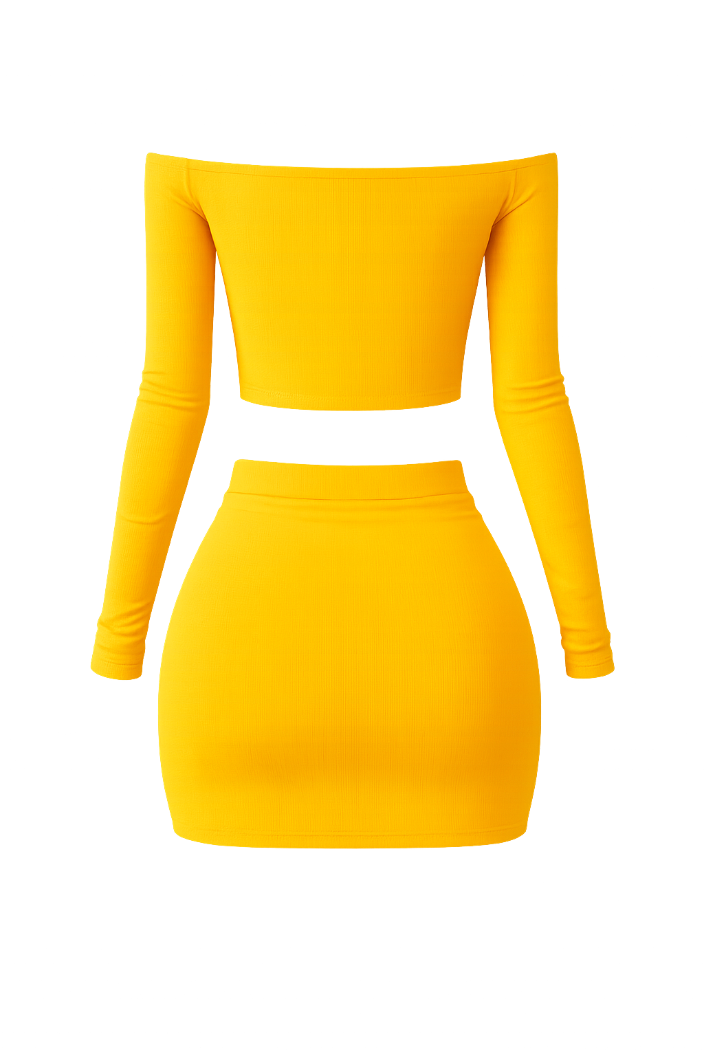 Vestments Off Shoulder Bodycon 2-Piece Set for Women