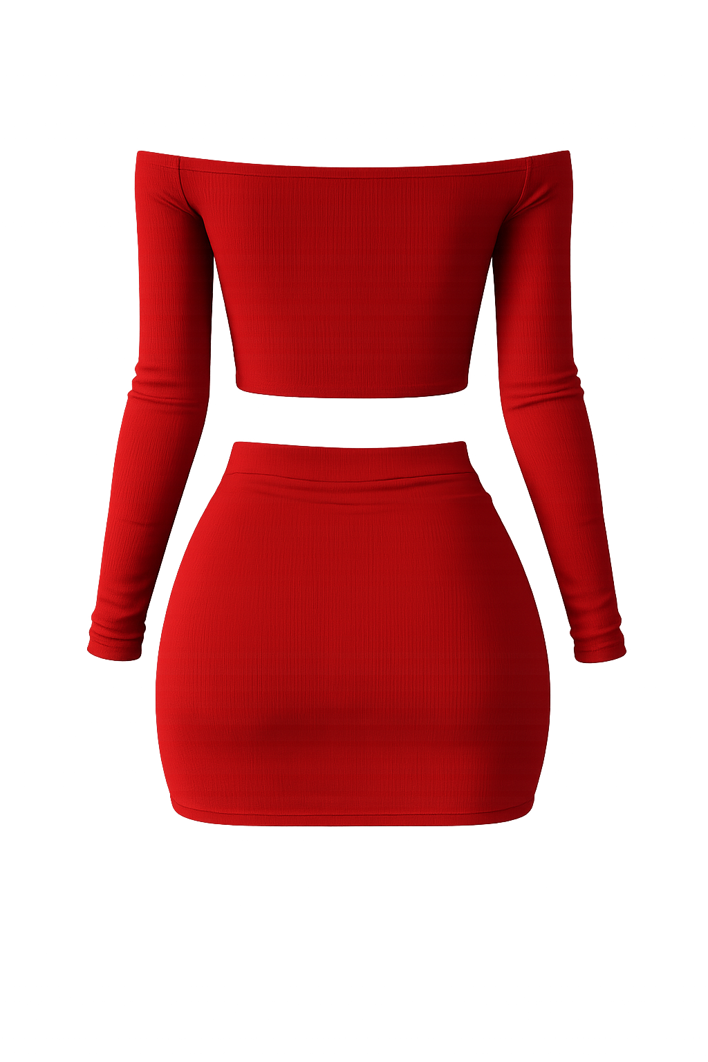 Vestments Off Shoulder Bodycon 2-Piece Set for Women