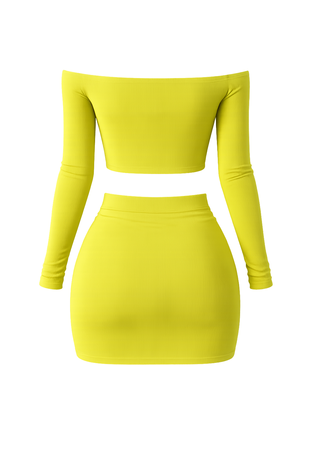 Vestments Off Shoulder Bodycon 2-Piece Set for Women