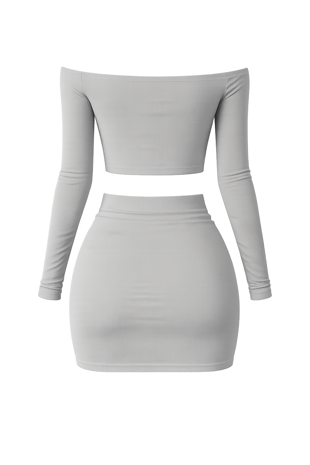 Vestments Off Shoulder Bodycon 2-Piece Set for Women