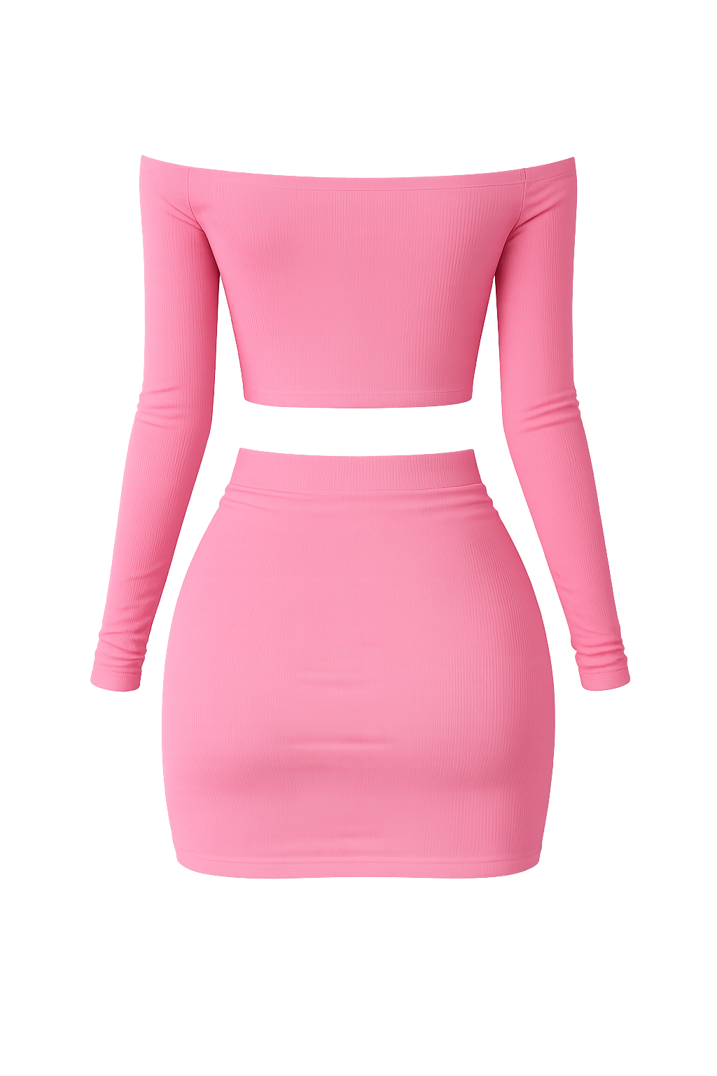 Vestments Off Shoulder Bodycon 2-Piece Set for Women