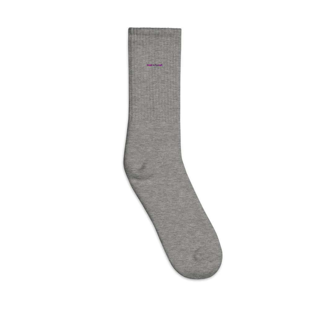 Vestments Embroidered Crew Socks