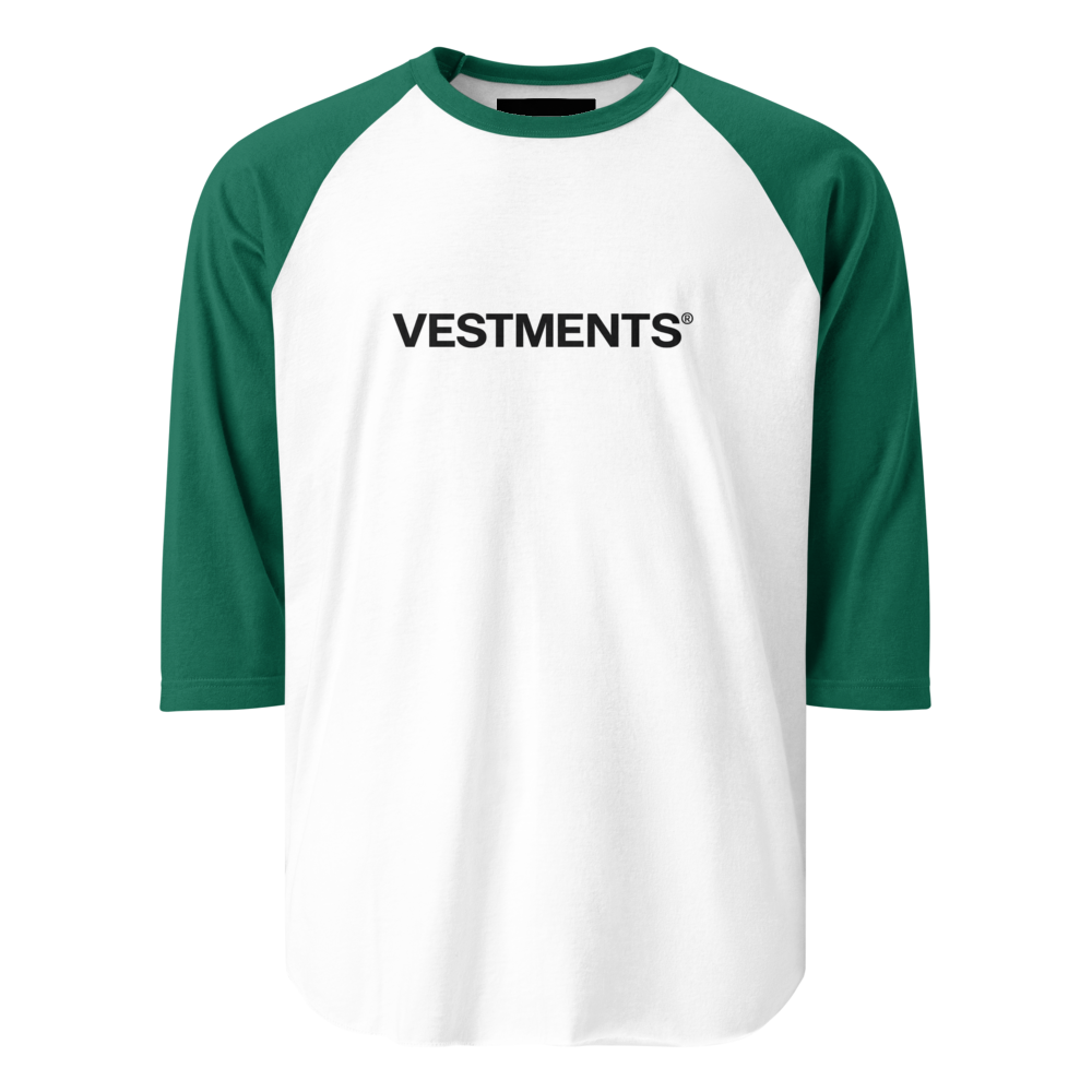 Vestments Unisex 3/4 Sleeve Raglan Shirt