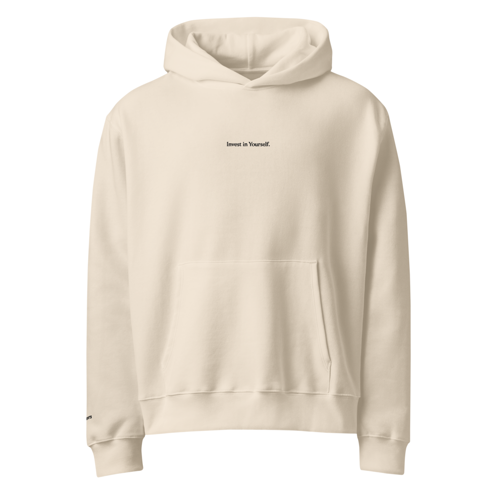 Vestments Heavyweight Hoodie- Invest in Yourself