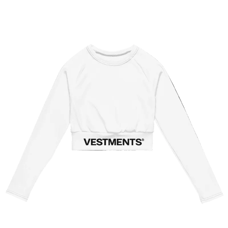 Vestments Long Sleeve Crop Top